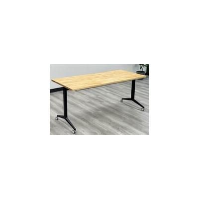 66" x 30" Converge Easy Flip Solid Hardwood Training Table