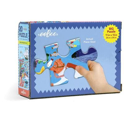 eeBoo 20 Piece Big Puzzle - Sea Exploration