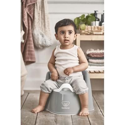 BabyBjorn Potty Chair - Grey/White
