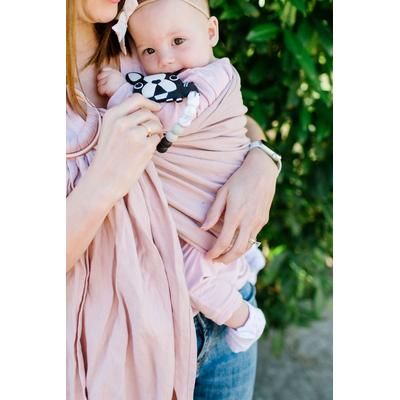 Loulou Lollipop Silicone Teether with Clip - Boston Terrier/Black