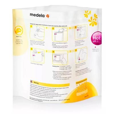 Medela Quick Clean Micro-Steam Bags, 5ct
