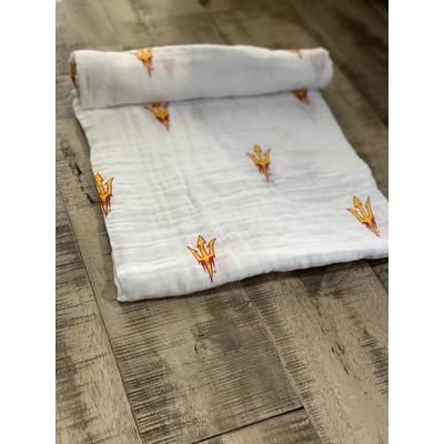 Three Little Anchors College Swaddle Blanket - Arizona State Sun Devils