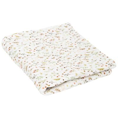 Little Unicorn Organic Cotton Muslin Swaddle Blanket - Floral Field