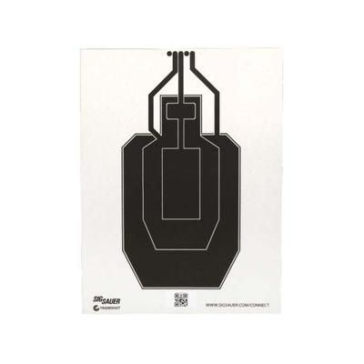 SIG SAUER T300 5-Pack USPSA Targets Black SC-T358