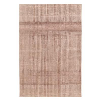 Tappeto contemporaneo 100% riciclato terracotta 160 x 230 cm