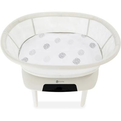 4moms Mamaroo Sleep Cotton Bassinet Sheet - White Crosshatch