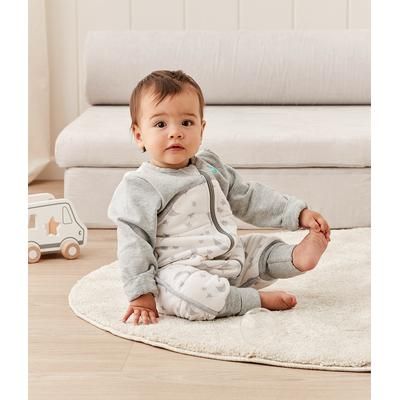 Love To Dream Sleep Suit Quilted Cotton 2.5 TOG, 6-12 M - Moonlight White