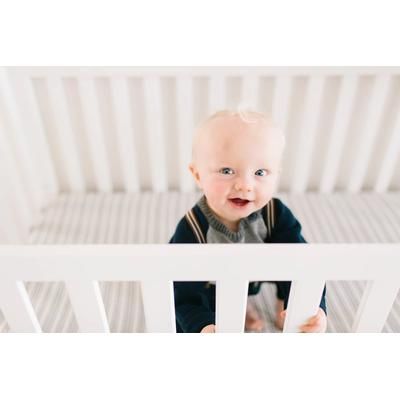 Copper Pearl Premium Fitted Crib Sheet - Midtown