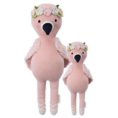 Cuddle+Kind Hand Knit Doll - Mini Penelope the Flamingo, 13"