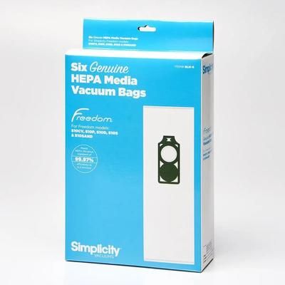 Simplicity Genuine Freedom Genuine Type L HEPA Media Bags SLH-6, 24 Pack