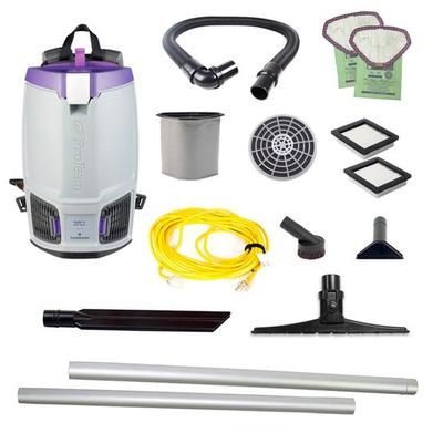 ProTeam GoFit 3, 3 quart Backpack Vacuum 107770 with Wessel Power Nozzle Kit 103224