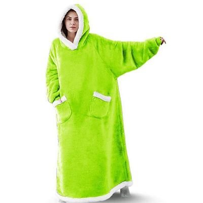 Per adulto Coperta oversize con cappuccio Coperta indossabile con tasca Tinta unica Pigiama a pagliaccetto Flanella Cosplay Per Uomini e donne Carnevale Pigiama a fantasia animaletto cartone animato