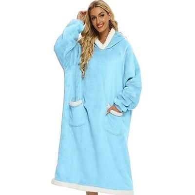 Per adulto Coperta oversize con cappuccio Coperta indossabile con tasca Tinta unica Pigiama a pagliaccetto Flanella Cosplay Per Uomini e donne Carnevale Pigiama a fantasia animaletto cartone animato
