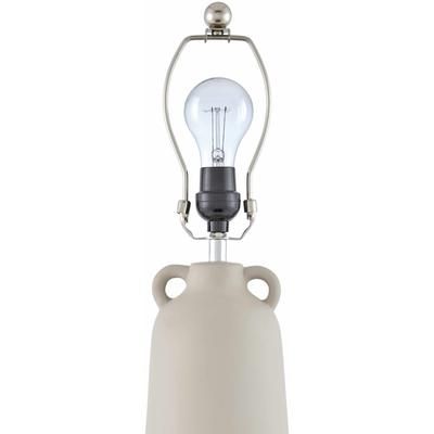 Kalininsk 23"H x 18"W x 18"D Traditional Gray/White/Metallic - Nickel Table Lamp - Boutique Rugs