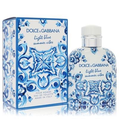 Light Blue Summer Vibes For Men By Dolce & Gabbana Eau De Toilette Spray 4.2 Oz