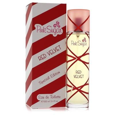 Pink Sugar Red Velvet For Women By Aquolina Eau De Toilette Spray 3.4 Oz