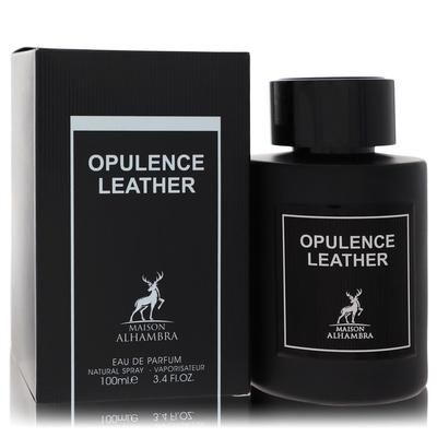 Maison Alhambra Opulence Leather For Men By Maison Alhambra Eau De Parfum Spray 3.4 Oz