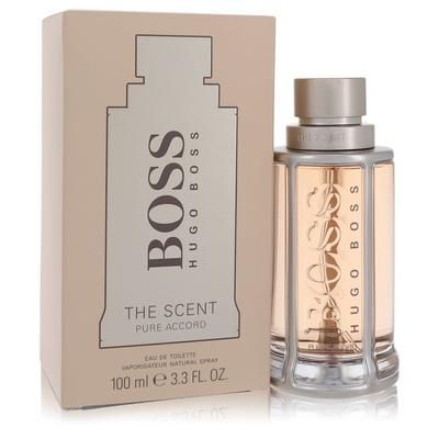 Boss The Scent Pure Accord For Men By Hugo Boss Eau De Toilette Spray 3.3 Oz