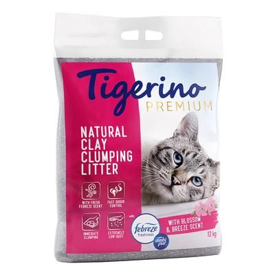 2x12kg Fresh Flower Scent Febreze Premium Tigerino Cat Litter