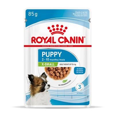 12x85g Gravy X-Small Puppy Royal Canin Wet Dog Food