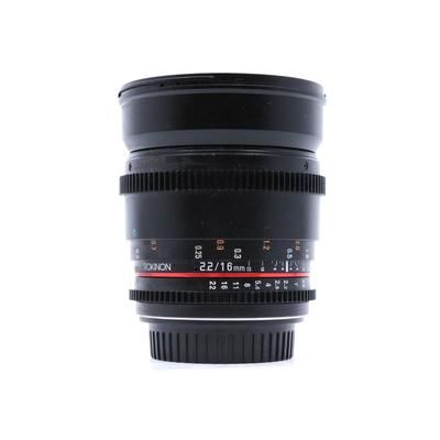 Used Samyang 16mm T2.2 ED AS UMC CS II - Canon Fit