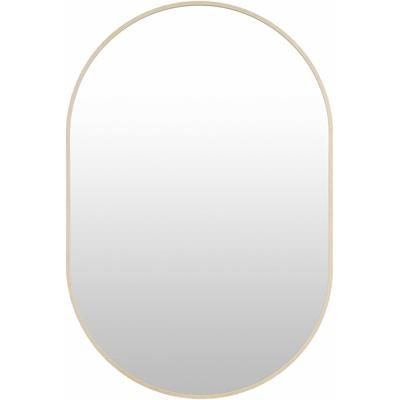 Hagenburg 30"H x 20"W x 1"D Modern Dark Red Accent Mirror - Boutique Rugs
