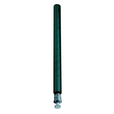 Quantum Food Service P86P 86" Stationary Epoxy Coated Post, Green