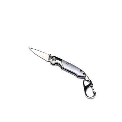 Brighten Blades Gold Keychain Not So Heavy Metal Knife 1.625in 8Cr13MoV Stainless Steel Drop Point BB-134