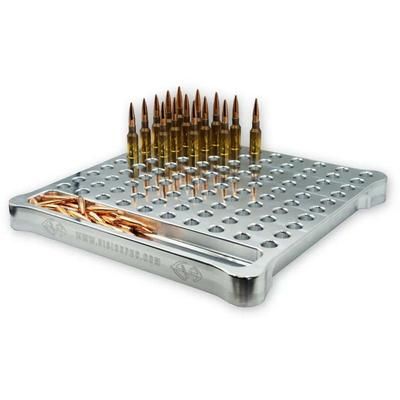 Vision Products Aluminum Reloading Block 308 Bolt Face 100x Raw Aluminum VISION-446-308-100