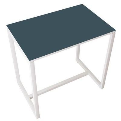 table réunion haute 4 pers. plt. anthracite- manutan expert