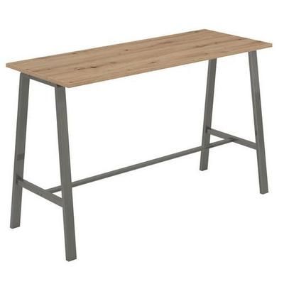 Table De Réunion Haute 175x68x104cm Chêne - Hammerbacher
