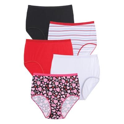 Plus Size Women's Cotton Brief 5-Pack by Comfort Choice in Sweet Dreams Pack (Size 14) Underwear