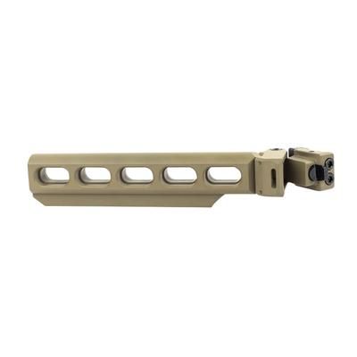 Samson B.R.E. Bufferless Receiver Extension Flat Dark Earth with Folding Picatinny Adapter 04-06143-32