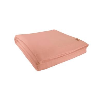 Comfort Colors 15BT Fleece Dorm Blanket in Peachy | 80% ring spun cotton, 20% polyester