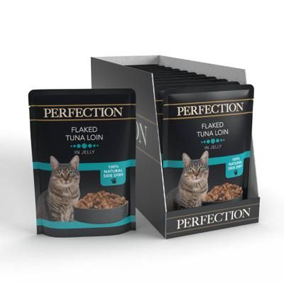 36x70g Tuna in Jelly Perfection Pouches HiLife Wet Cat Food