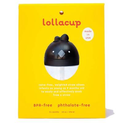 Lollaland Lollacup Infant & Toddler Straw Cup - Black