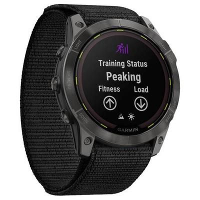 Garmin Enduro 2 GPS Smartwatch - Carbon Gray DLC Titanium with Black 51mm