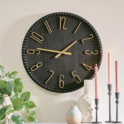 Beaded Wall Clock - Grandin Road