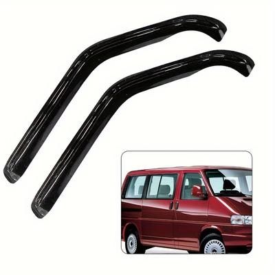 TEMU 2 Pcs Wind Deflectors Window Visors Weather Sun Guard Rain Deflector For Vw For Transporter T4 Mk4 1990-2003