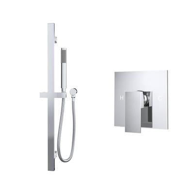 Randolph Morris Tranquil Square Handheld Pet Shower with Square Valve and Bar RMAS-VSQ1F-GBSQ-HSSQ01-EUSQ02-C