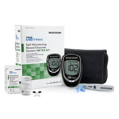 Blood Glucose Meter McKesson TRUE METRIX® 4 Second Results Stores up to 500 Results No Coding Required