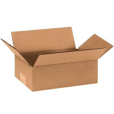 9 x 6 x 3" Flat Corrugated Boxes, Bundle Of 25 (963)
