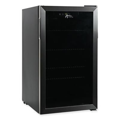 Alera RFBC34 3.2 Cu. Ft. Beverage Cooler, Stainless Steel/Black ALERFBC34