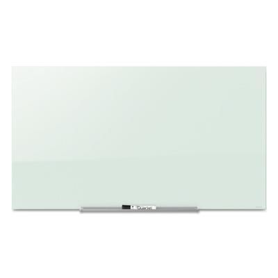 Quartet® G3922IMW InvisaMount Magnetic Glass Marker Board, Frameless, 39" x 22", White Surface QRTG3922IMW