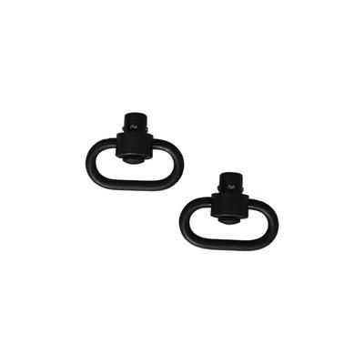 GrovTec US Heavy Duty 1.25in Push Button Swivel Set Black GTSW288