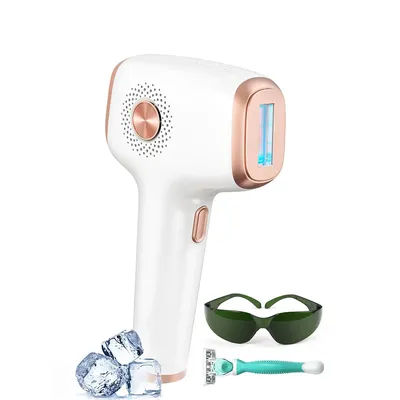 INNZA Hair Removal with Ice Cooling Care Function for Women Permanent,999,999 Flashes Painless IPL Hair Remover Device