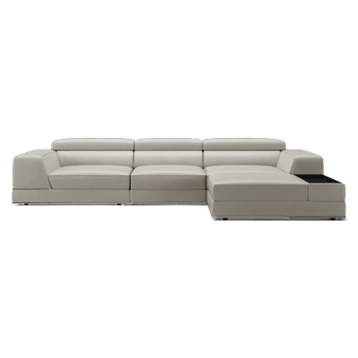 Amadeo Modular Sectional Sofa Light Gray