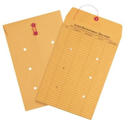 10 x 15" Kraft Inter-Department Envelopes, Case Of 100 (EN1092)