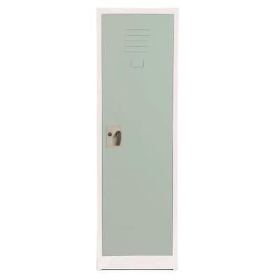 AdirOffice Steel Storage Locker, 1 Compartment, 15 x 15 x 48, Misty Green (ALHI62901MGRN)