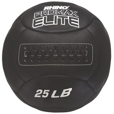 Champion Sports Rhino Promax Elite Medicine Ball, 25 lb, Black (CSIPRX25)